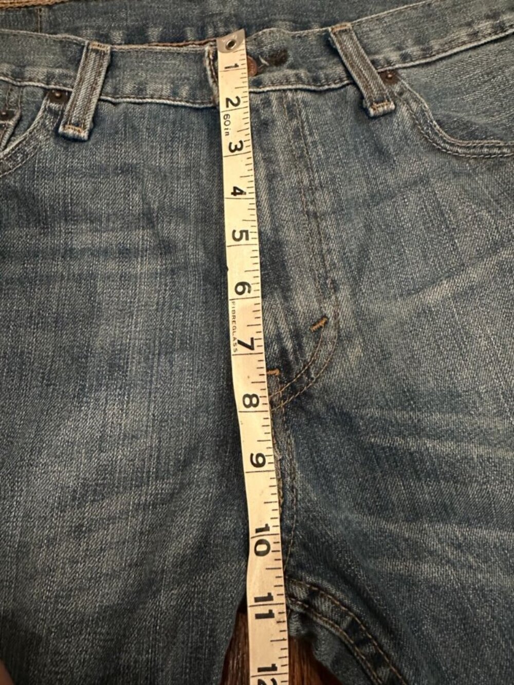 Levi’s 569 Loose Straight Jeans Men’s 32x30 Measures 34x29 Faded Blue Denim 2013 - Picture 6 of 15